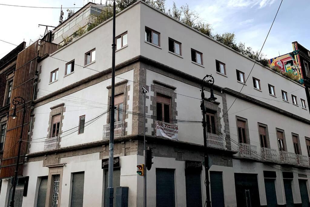 122 Loft Confort Centro Historico Cdmx Kota Meksiko Bagian luar foto